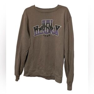 Jimi Hendrix‎ Crew Neck Men’s Sweatshirt Size Medium